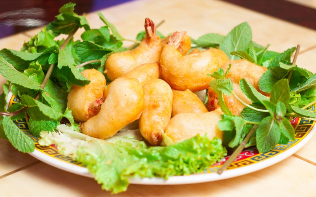 Cuisine chinoise : beignets à la crevette